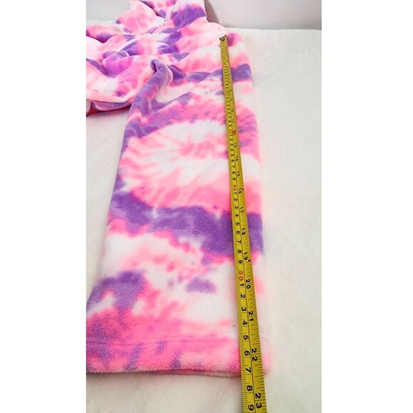 NWOT Children's Place Fleece long sleeve girl size XXL(16) Tie Dye pink Pullover - Picture 6 of 10